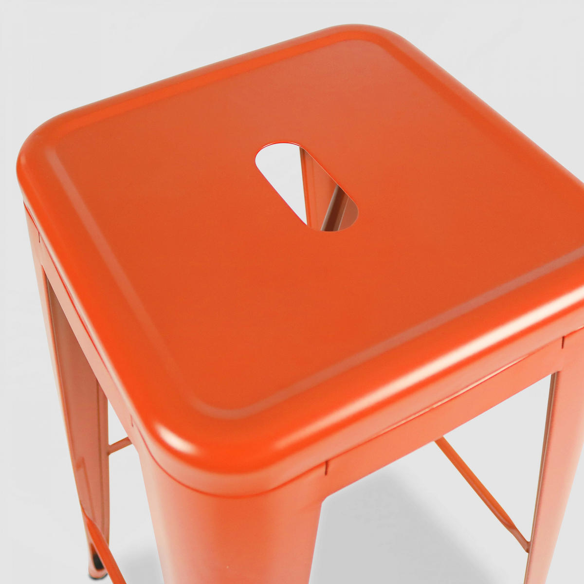 HOCHSTUHL, Orange - Orange, Metall (43/76/43cm) - Oviala