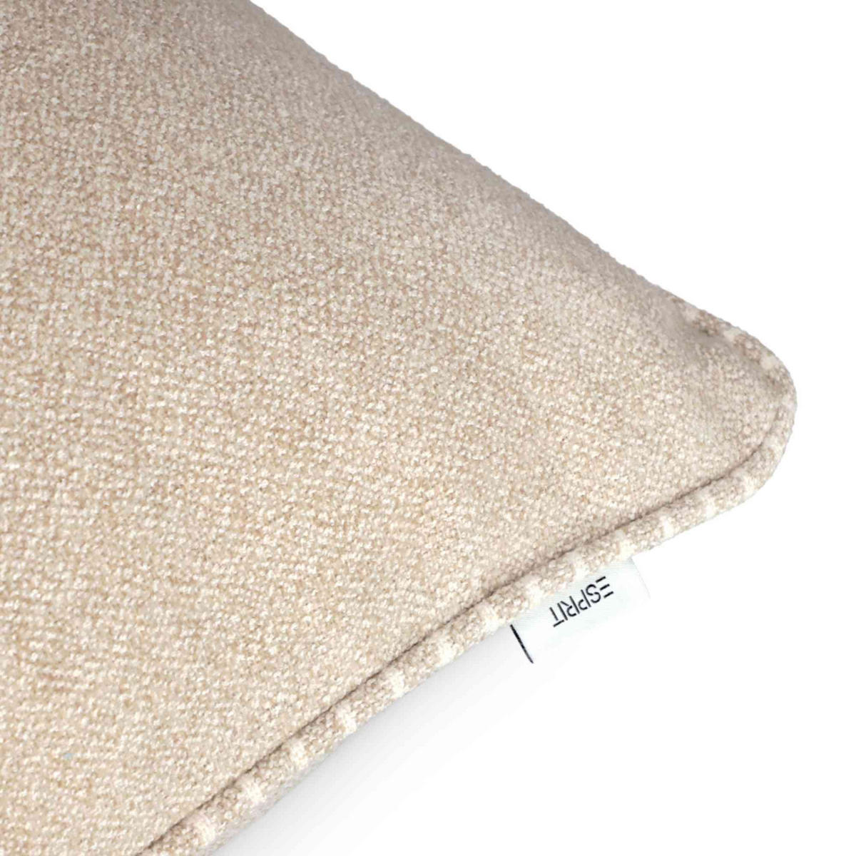 ZIERKISSENHÜLLE DEKOKISSENHÜLLE FUN 2er Set - Beige, Textil (58/38cm) - Esprit