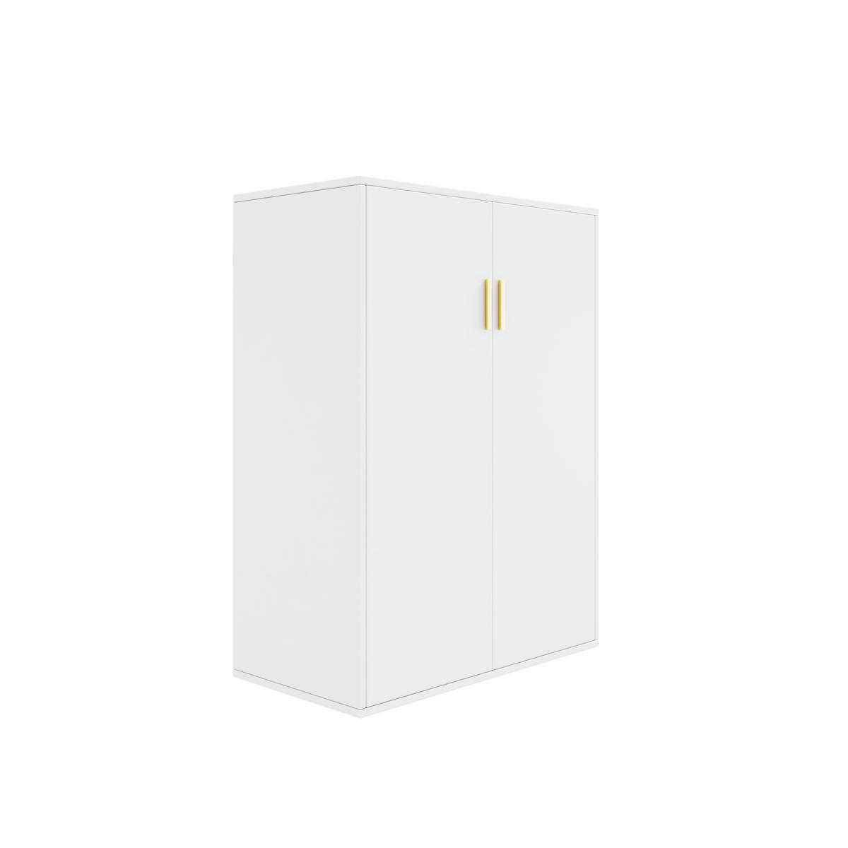 KINDERBETT 90x200cm Weiß Mit Schreibtisch & Kleiderschrank - Weiß, Holzwerkstoff (90/200cm) - FLIEKS