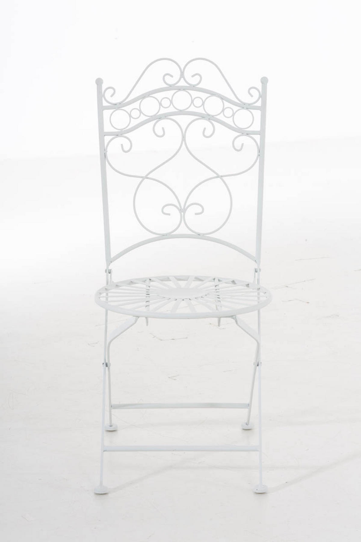 GARTENSTUHL Indi weiß - Weiß, Metall (40/92/50cm) - TPFGarden