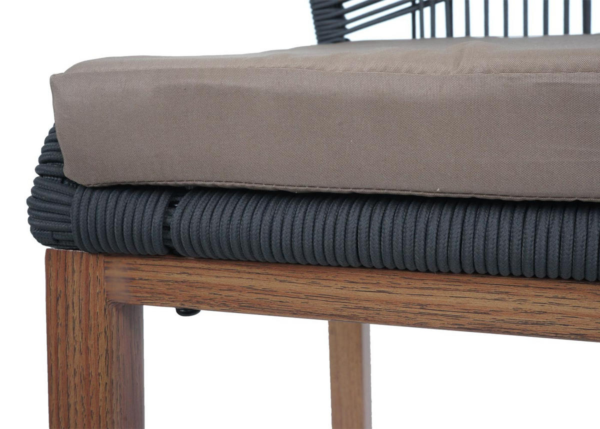 BARSKI STOL Anthracit, Taupe - antracit/sivorjava, kovina (45/101/50cm) - MCW