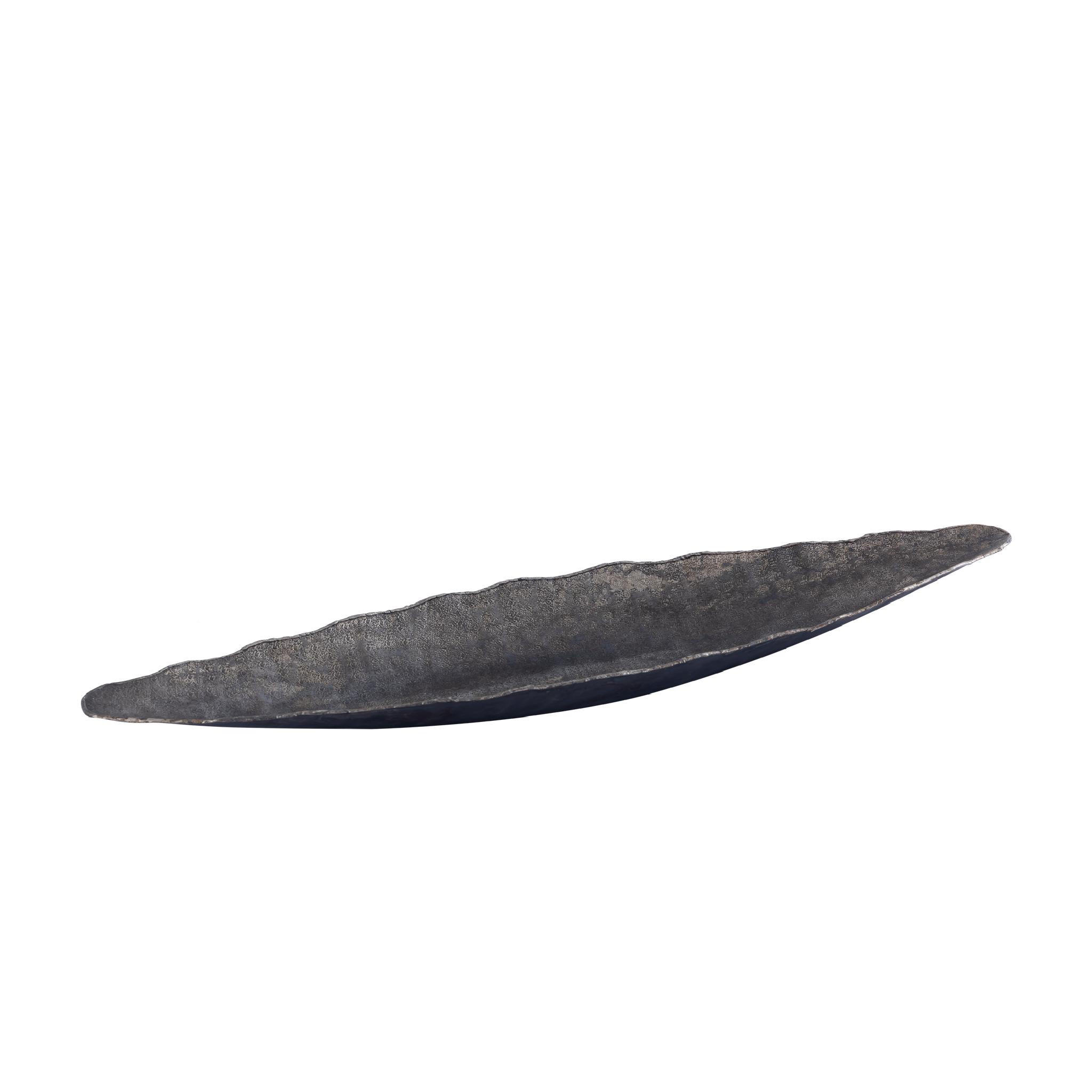 SCHALE Semin Silber 72/17/7cm - Silberfarben, Metall (7cm) - PTMD Collection