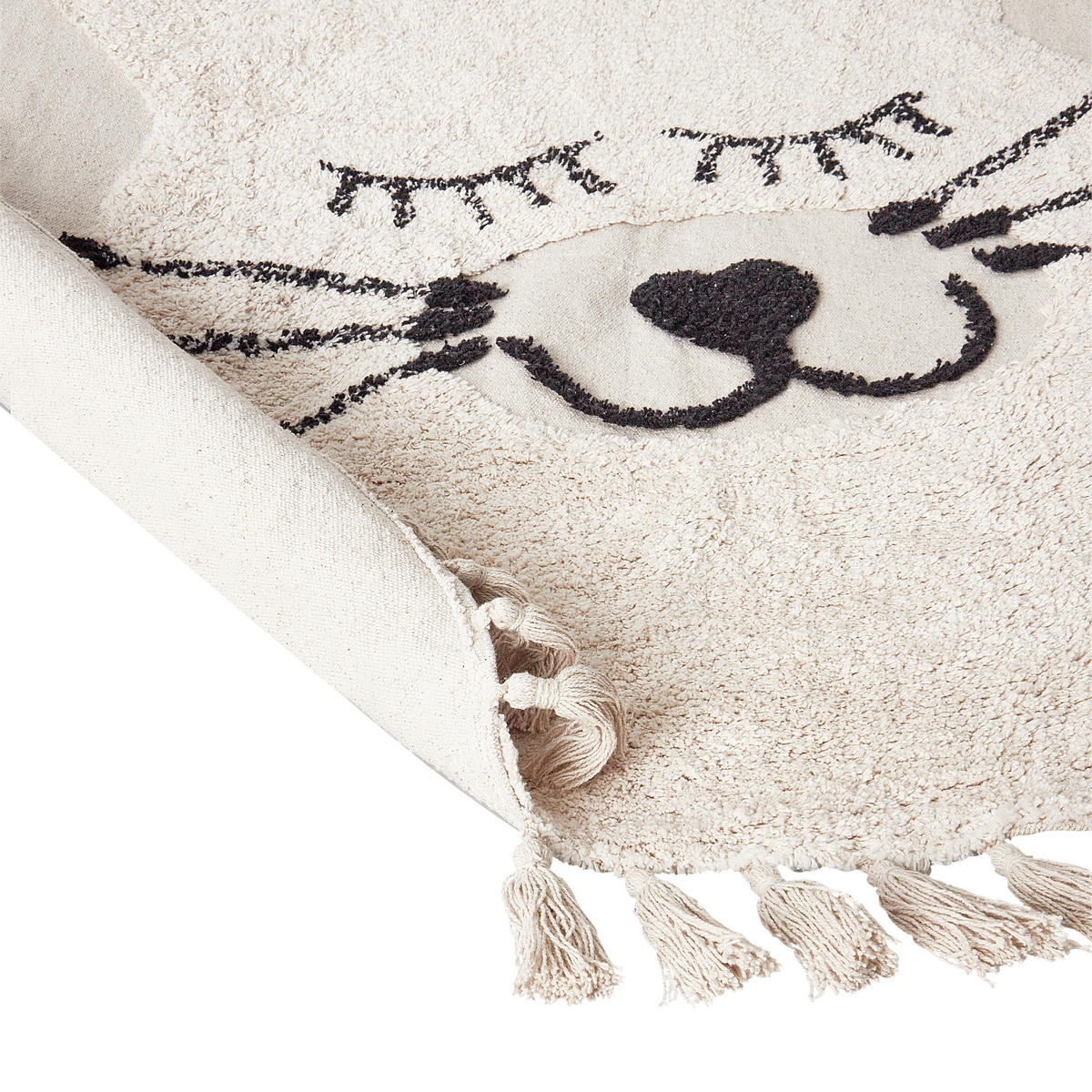 KINDERTEPPICH Etseri 120/120 cm - Beige, Textil (120/120cm) - Beliani