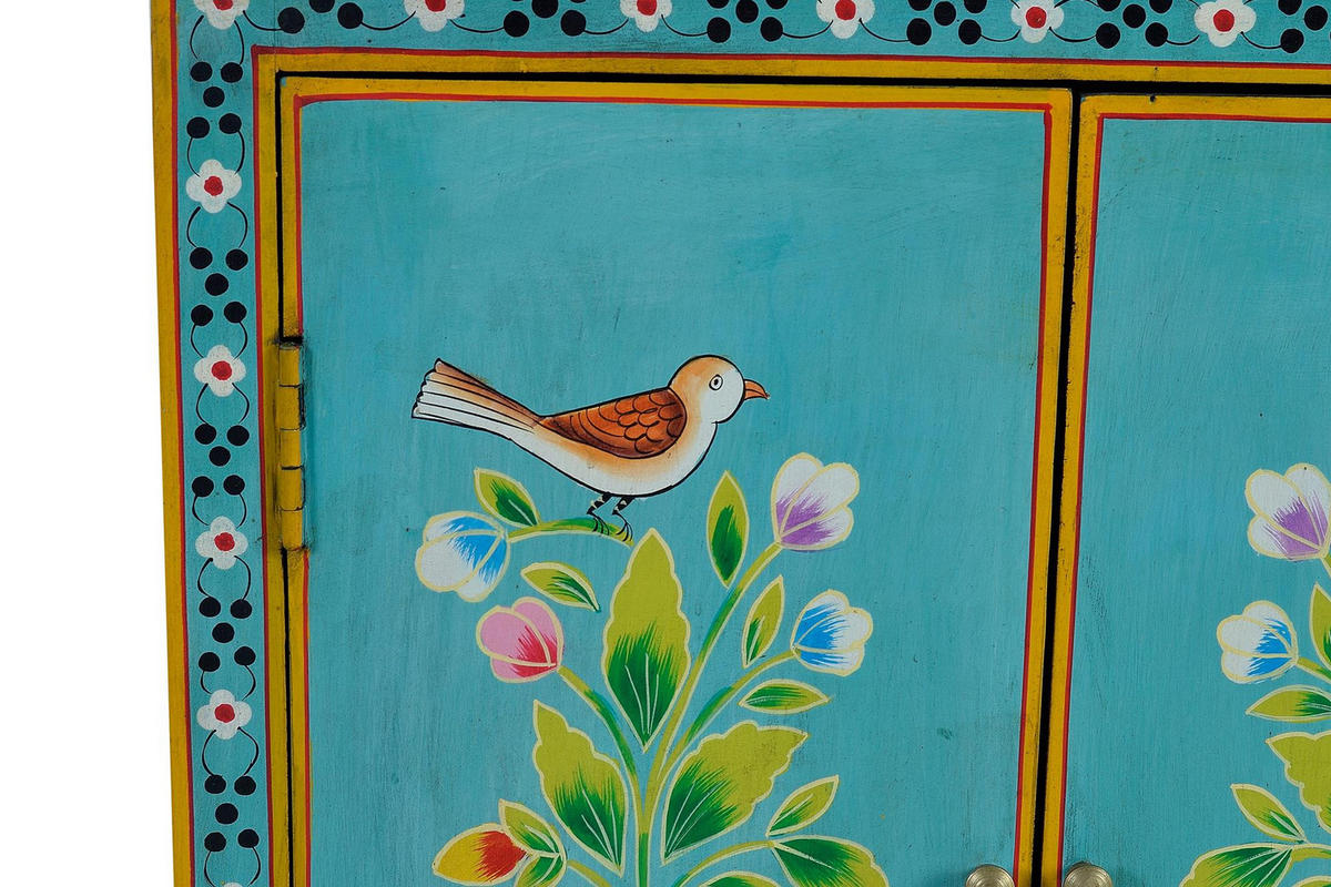 KOMMODE aus Mangoholz - Chromfarben, Holz (65/77/33cm) - Giner y Colomer