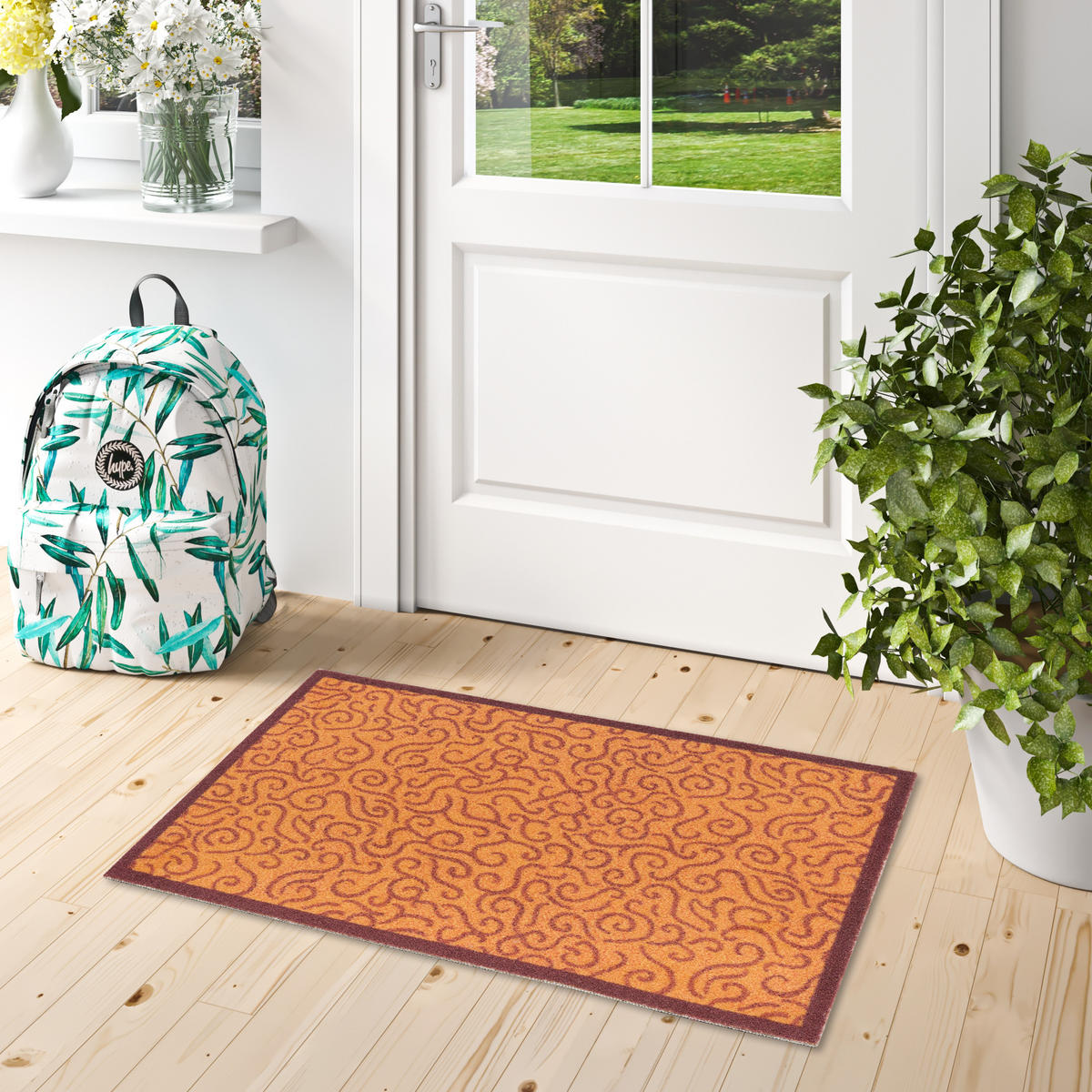 FUSSMATTE SAUBERLAUF SUPERCLEAN - Cognac, Textil (60/150cm) - Pergamon