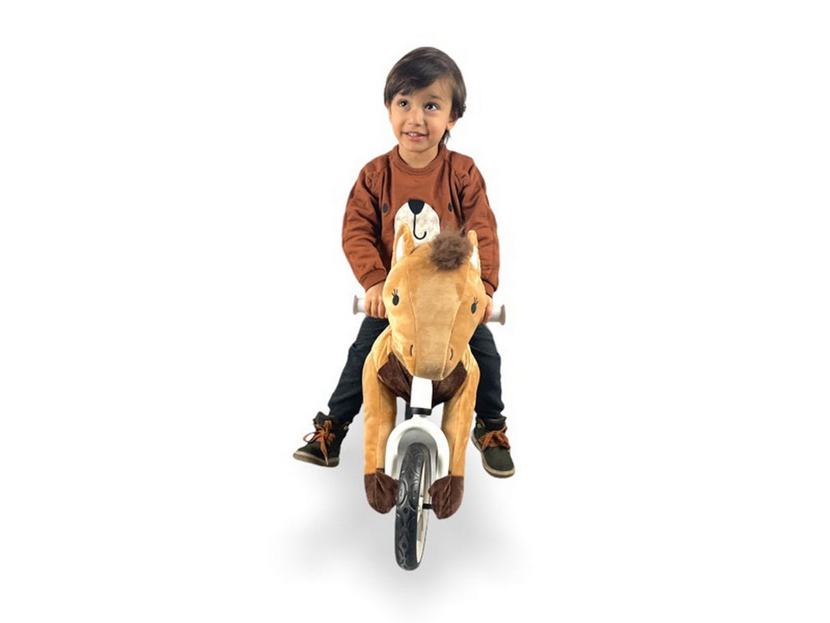 LAUFRAD Balance Pferd - Braun, Kunststoff (63/15/52cm) - TPFLiving