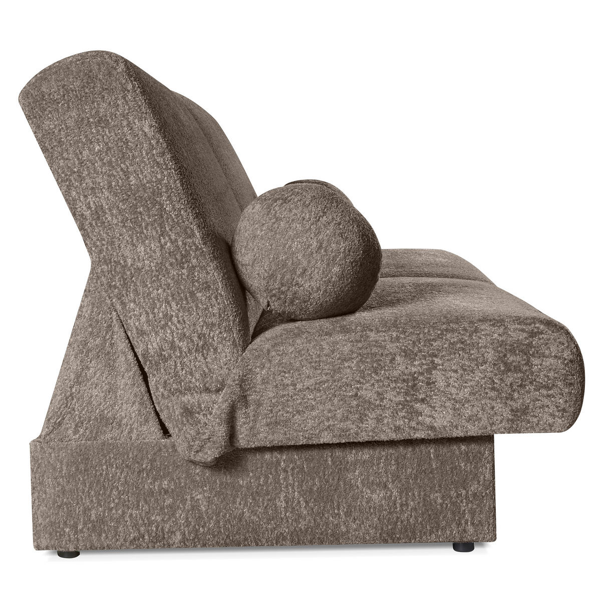 SCHLAFSOFA Beno 3-Sitzer mit Schlaffunktion, Braun - Braun, Textil (199/91/91cm) - Beautysofa