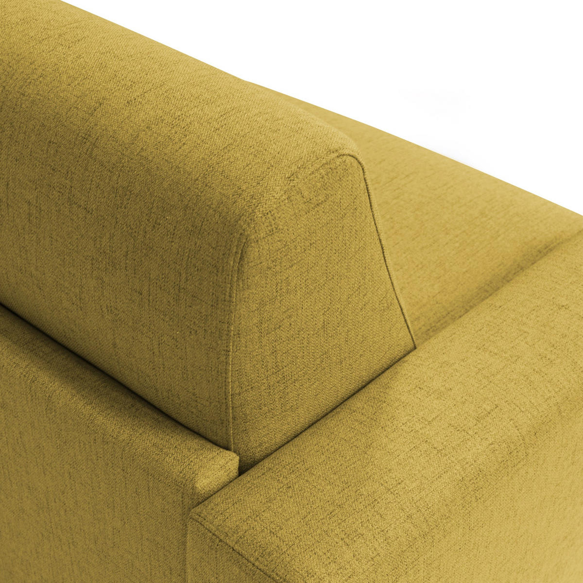 SCHLAFSOFA Nixon - Gelb, Textil (220/93/96cm) - Divani.store