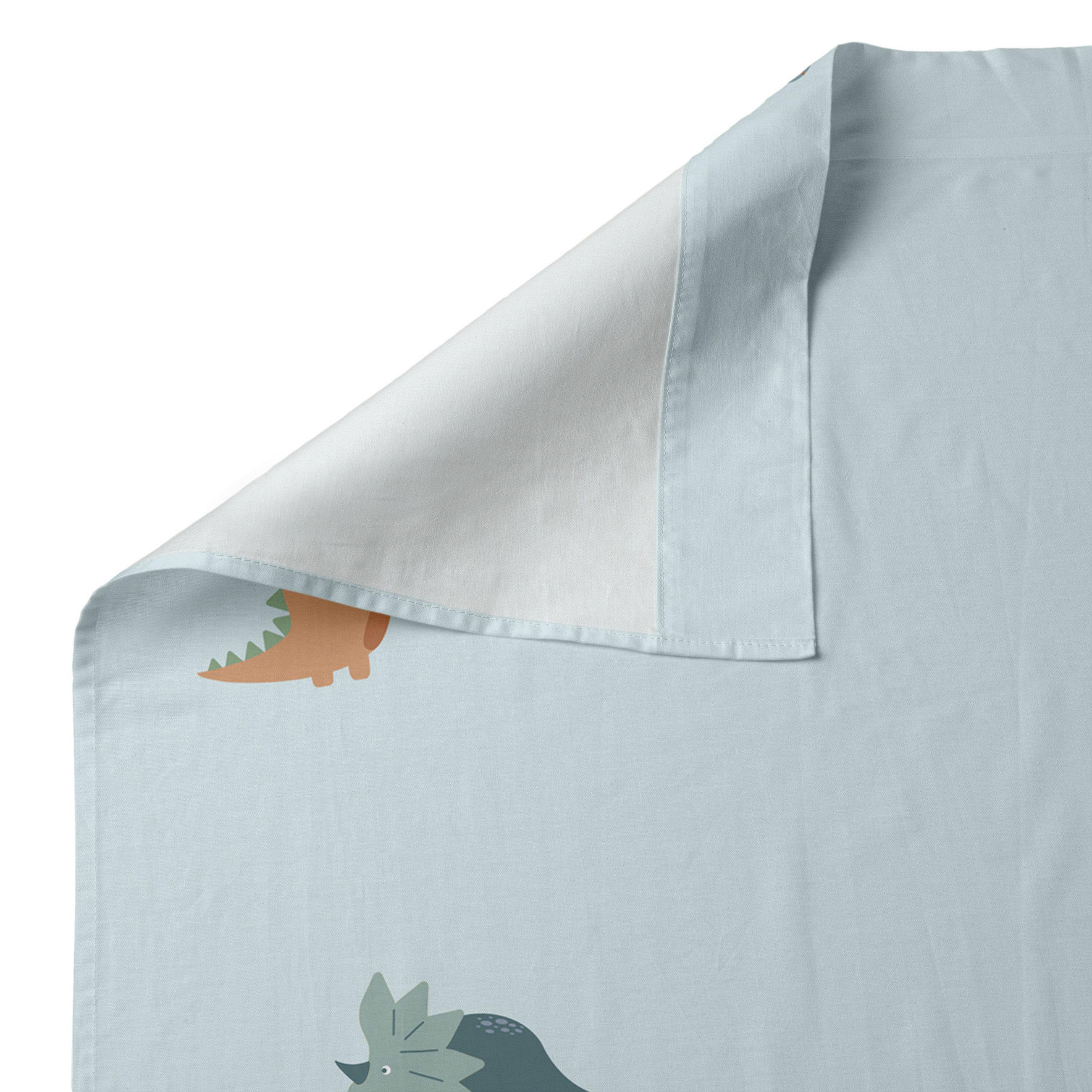 BETTWÄSCHE 2er-Set teiliges mini dinosaur 180x270 cm mehrfarbig - Multicolor, Textil (180/270cm) - Happy Friday