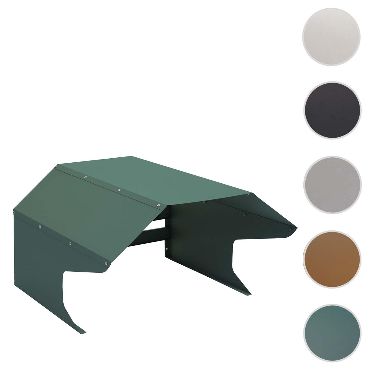 MÄHROBOTER-GARAGE 41x60x70cm Metall Grün - Grün, Metall (60/41/70cm) - PROREGAL