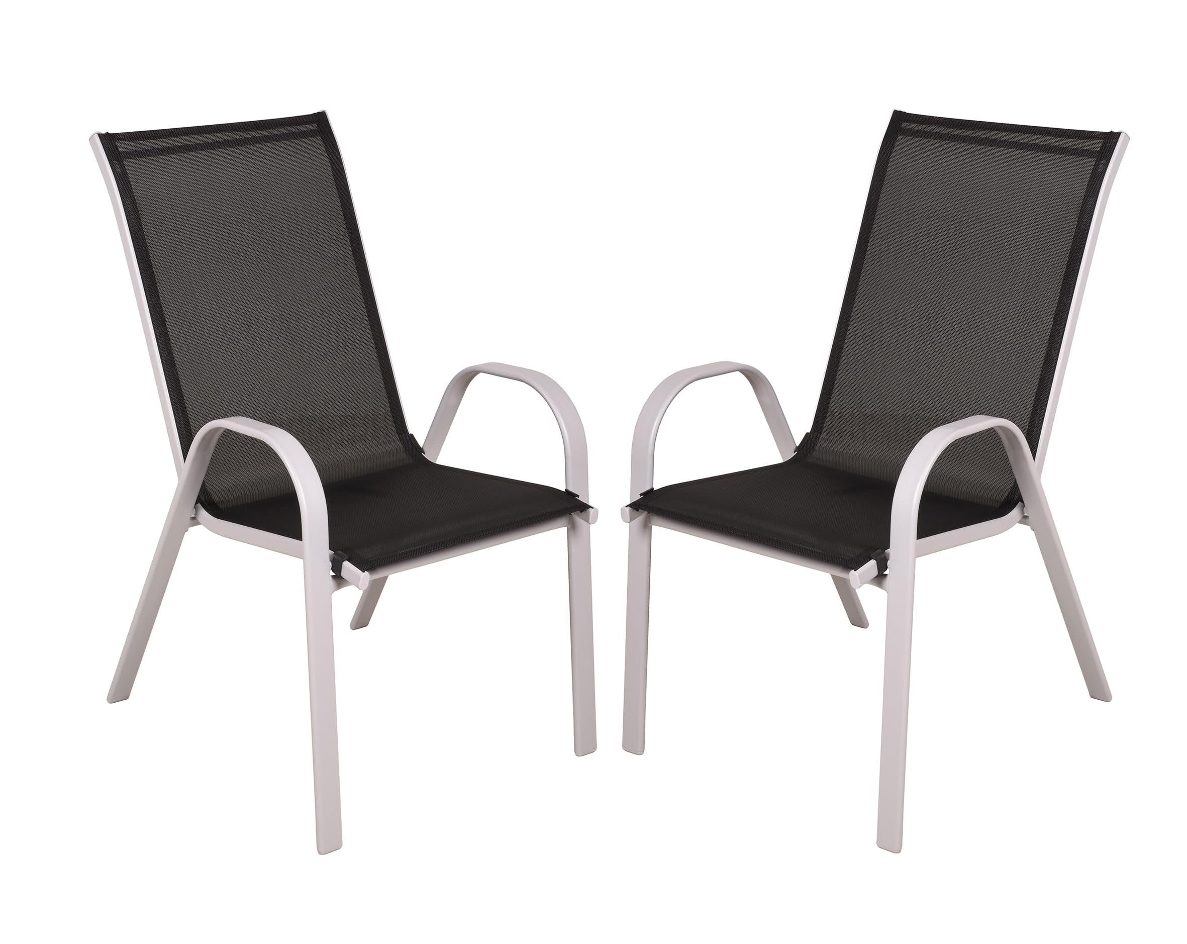 Deluke Gartenstuhl Schwarz 55x94x73 cm