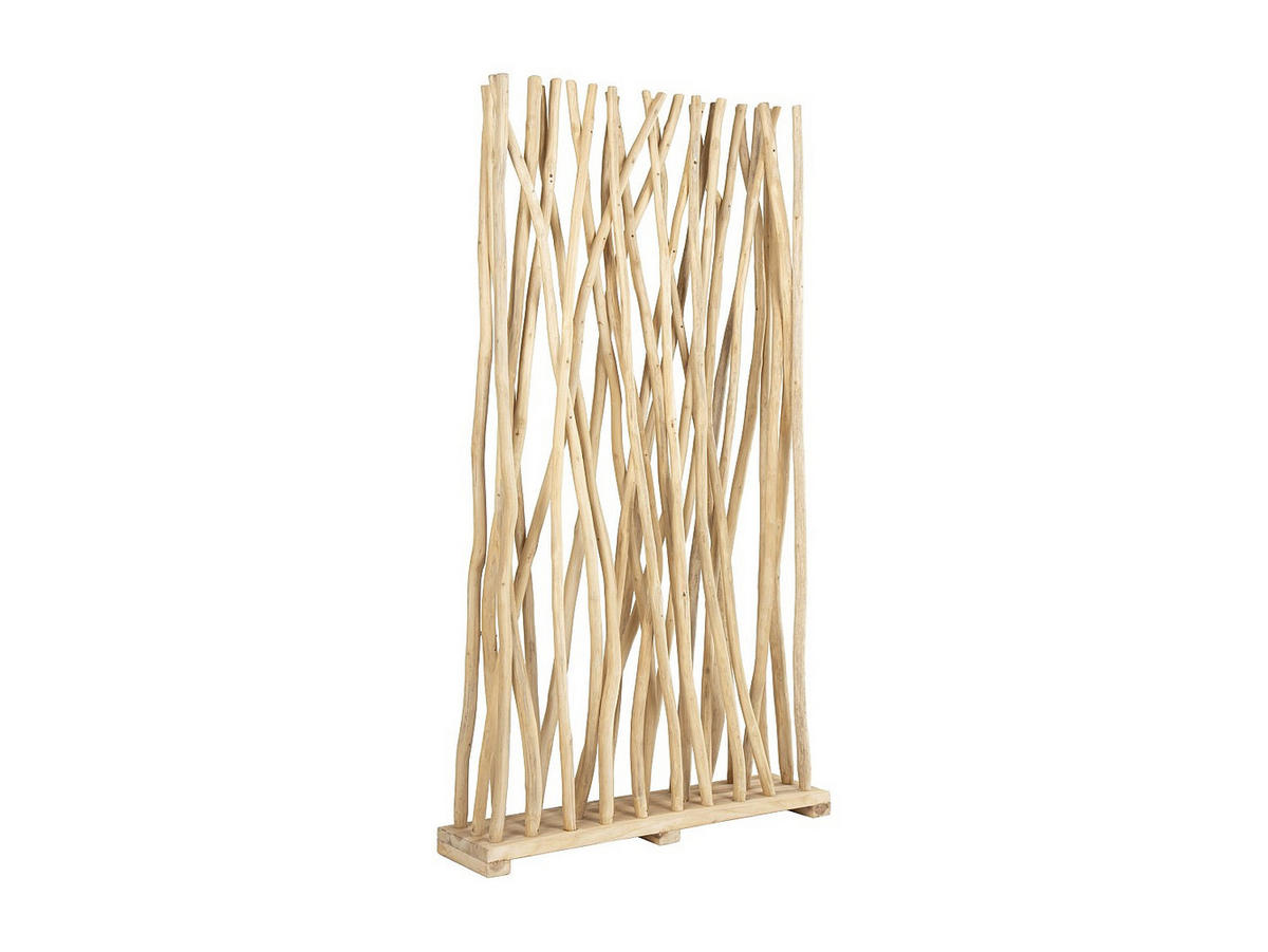 PARAVENT - 100 cm x 25 cm - holz - naturfarben hell Gayana - Naturfarben, Holz (100/180/25cm) - Vente-Unique