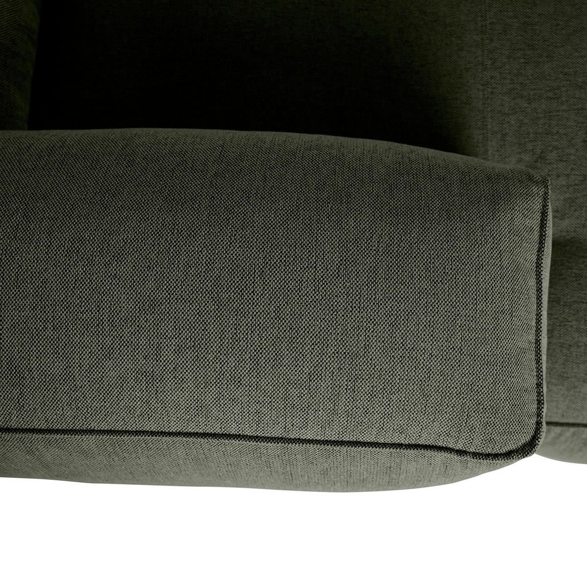 3-SITZER ECKSOFA mit Longchair - Schwarz/Grau, Kunststoff/Textil (284/173cm) - home24