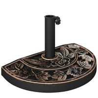 HALBSCHIRMSTÄNDER Bronze 50/31/32 cm - Braun, Kunststoff (50/31cm) - PANGIVO