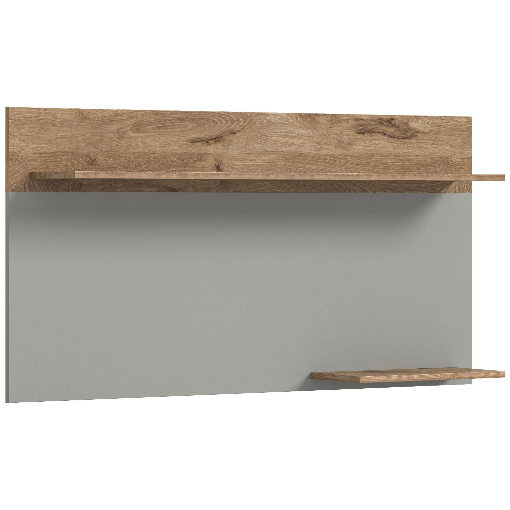 WANDREGAL Celino 22/140/70 cm - Grau, Holzwerkstoff (140/70/22cm) - Xonox