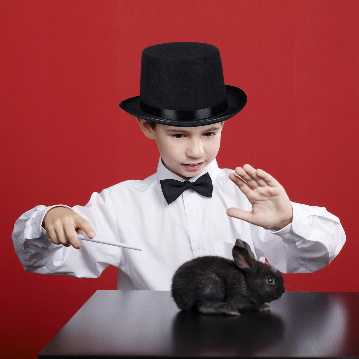 10XVRCHNÝ klobúk - čierna, textil (26/13/31cm) - Relaxdays