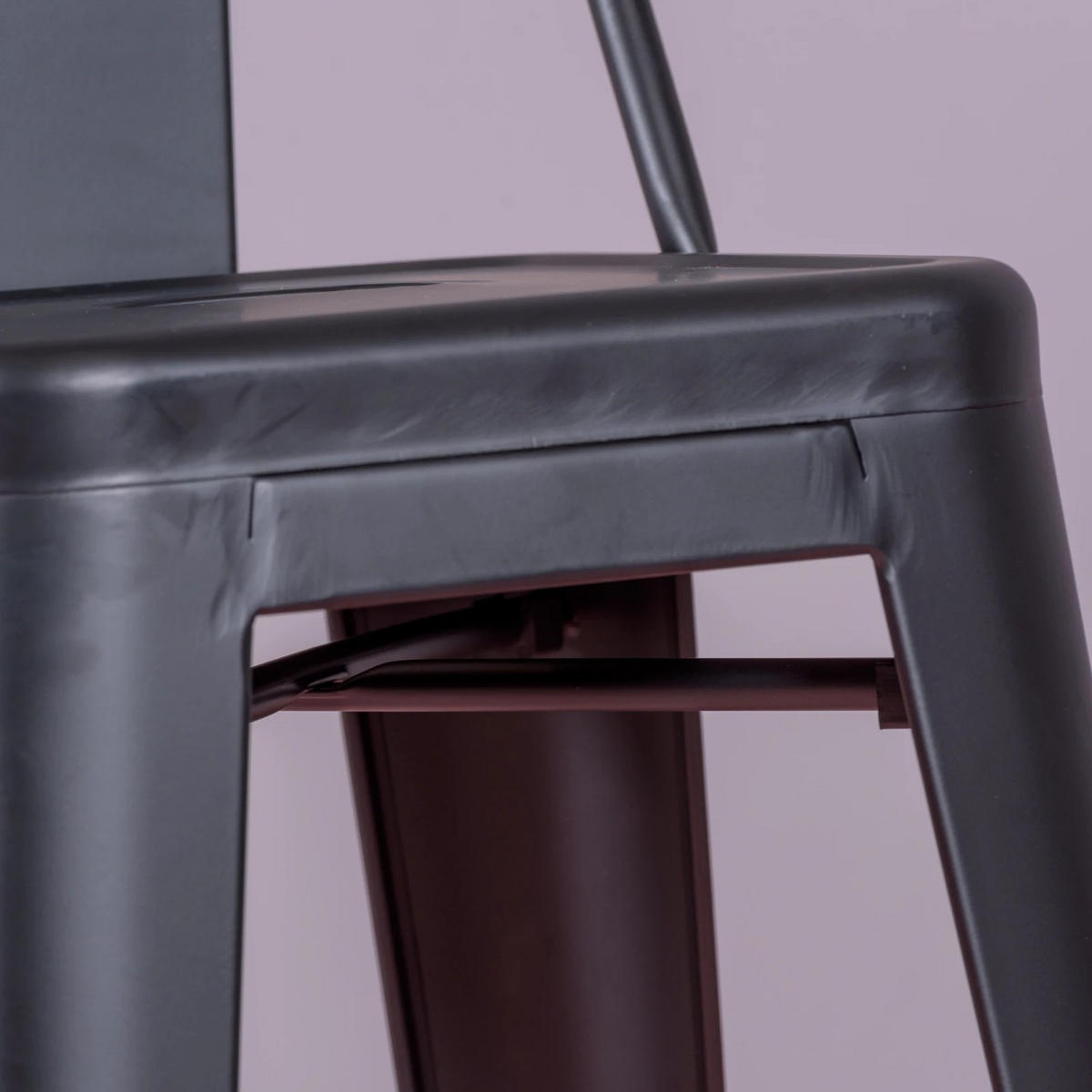 HOCKER Metall Schwarz - Schwarz, Metall (43/97/43cm) - Nest Dream
