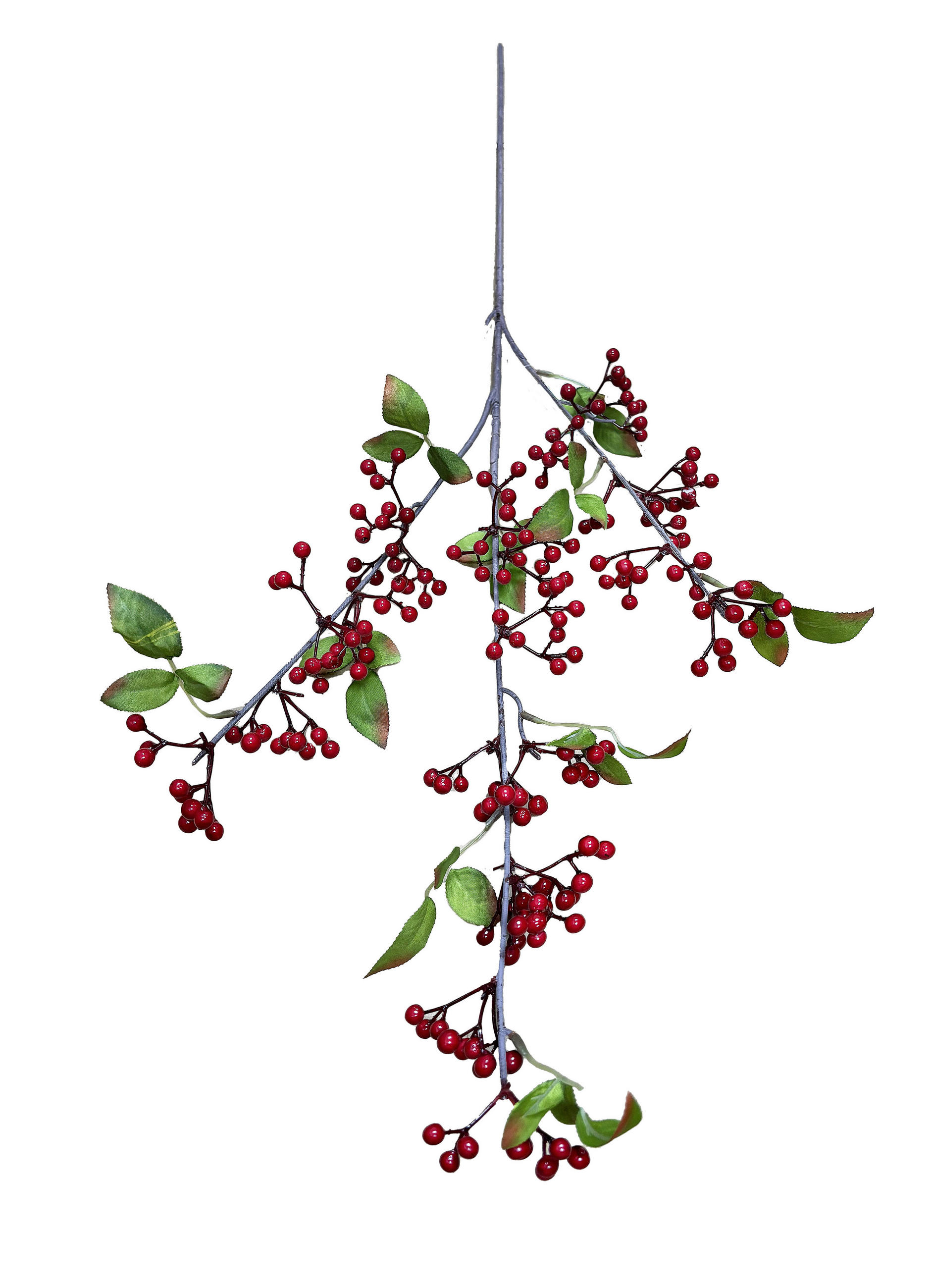 KUNSTBLUME Viridis Rot 88/88/88 cm Kunstoff - Rot, Kunststoff (88/88/88cm) - Mondex