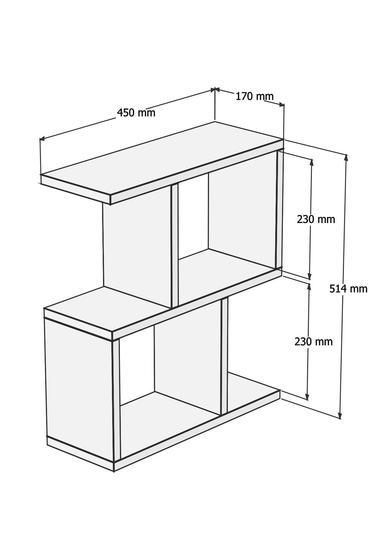 SIDOBORD, 45 cm brett - ZET - Naturfärgad, Träbaserade material (23/17/51.4cm) - Calicosy