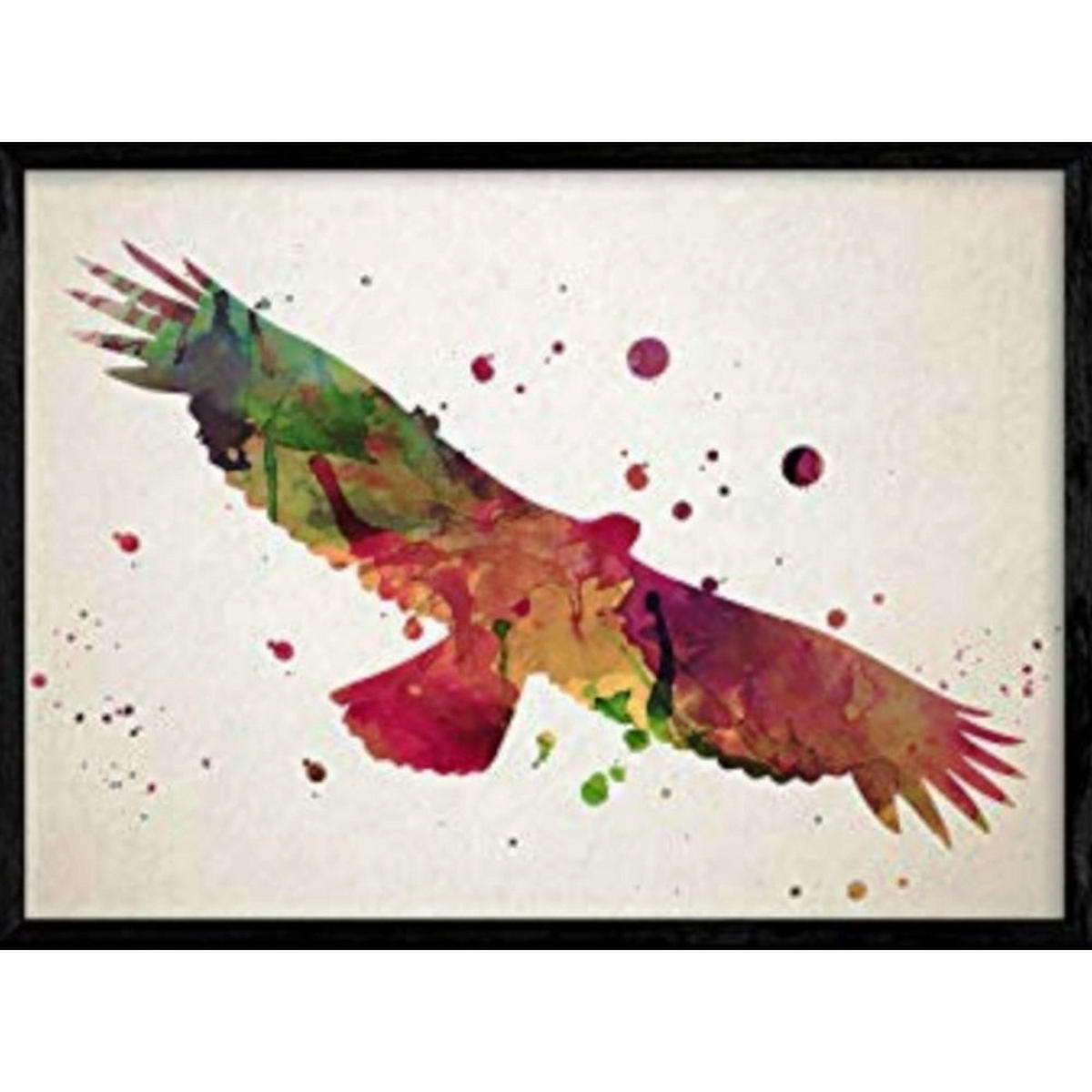 POSTER Eagle-Ein Aquarell-Stil A4 Rahmenlos - Klar, Papier (29.7/5/21cm) - Nacnic