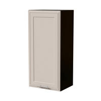 HÄNGESCHRANK Salo W4/45 Schwarz / Kaschmir Matt 45 / 32,5 / 96cm - Kaschmir/Schwarz, Holz/Holzwerkstoff (45/96/32.5cm) - Feldmann-Wohnen