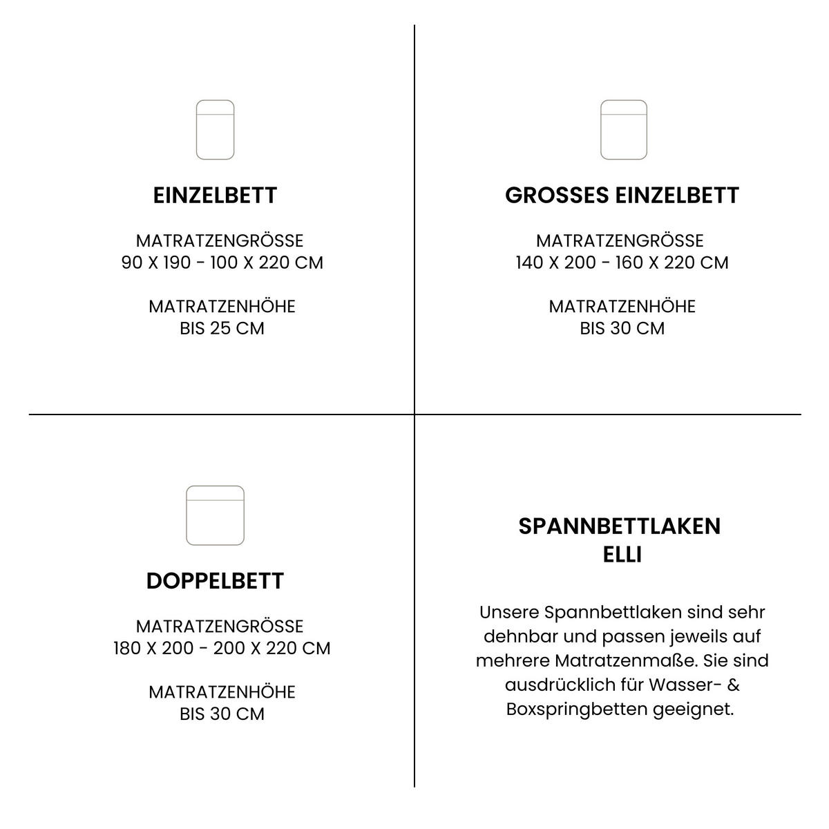 SPANNBETTLAKEN Elli - 97/3 - 100 x 200 cm - Creme - Creme, Textil (100/200cm) - SCHIESSER