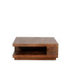 COUCHTISCH quadratisch braun 80/80/30 cm - Beige, Holz (80/80/30cm) - LABEL51