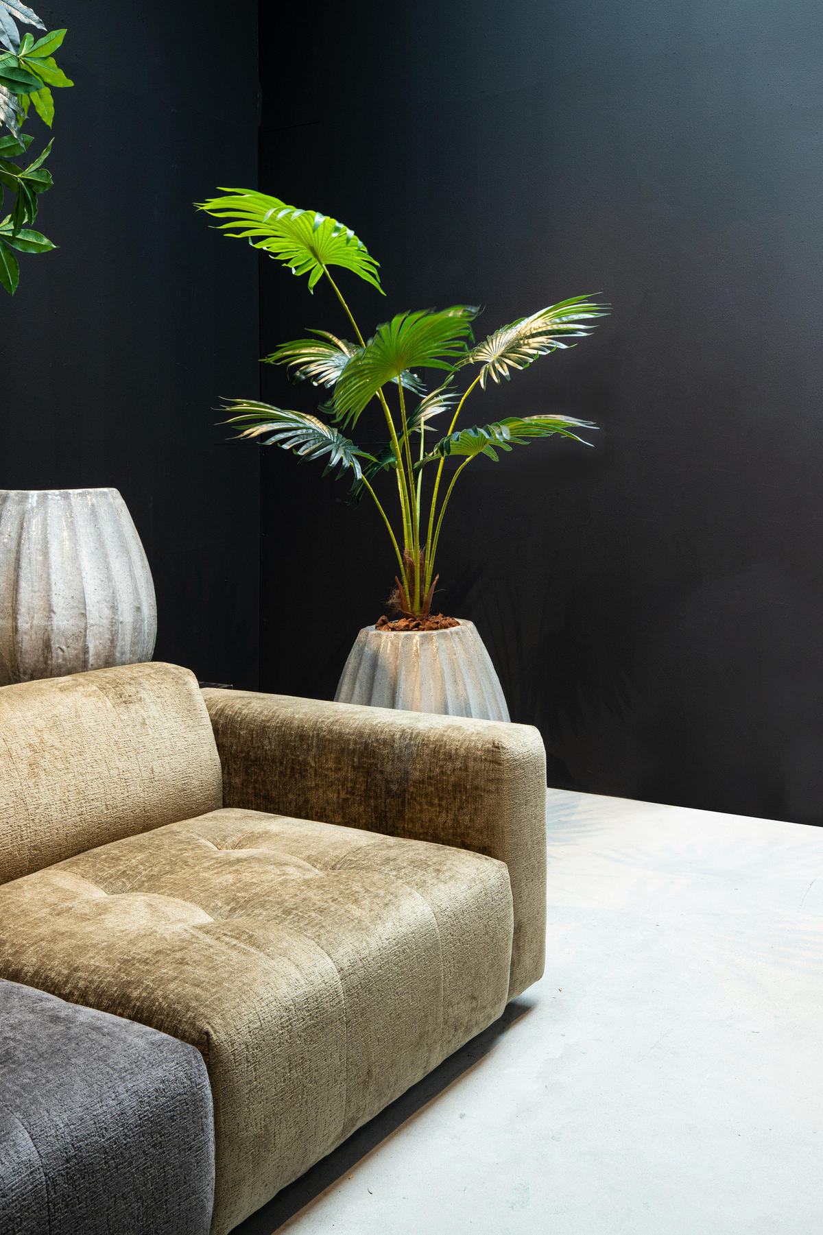 TOPF Lionne Weiß 52/52/60cm - Weiß, Keramik (60cm) - PTMD Collection