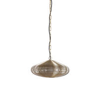 HÄNGELAMPE Bahoto Gold Ø40/18 cm - Goldfarben, Metall (40/40/18cm) - Light & Living