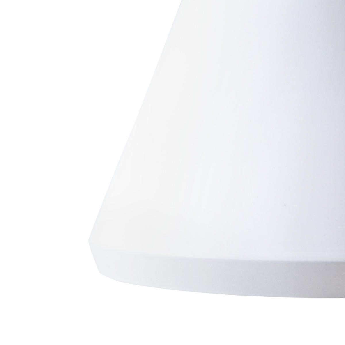 HÄNGELEUCHTE Mackenzie 24/24/189 cm - Weiß, Metall (24/24/189cm) - Beliani