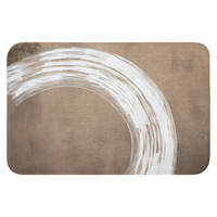 WC PŘEDLOŽKA Barva - hnědá - Japandi 60x40 cm - barva mokka, textil/plast (60/1cm) - OnlyWow