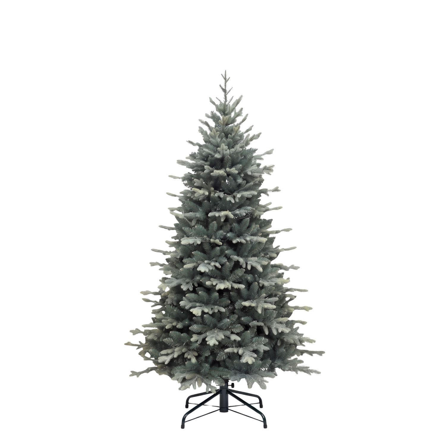 KÜNSTLICHER WEIHNACHTSBAUM OREGON mit Metallständer Höhe 150 cm - Grün, Kunststoff (92/150/92cm) - pink garten