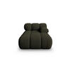 CHAISELONGUE rechts Bellis aus 3D-Stoff Amazonasgrün - Waldgrün, Textil (94/70/155cm) - Micadoni