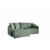 ECKSOFA Minea Mit Schlaffunktion - Grün, Holzwerkstoff/Textil (221/153cm) - Fun Möbel
