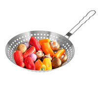 GRILLPFANNE, silber, Edelstahl - Edelstahlfarben, Metall (30.5/3.7/55.5cm) - bremermann