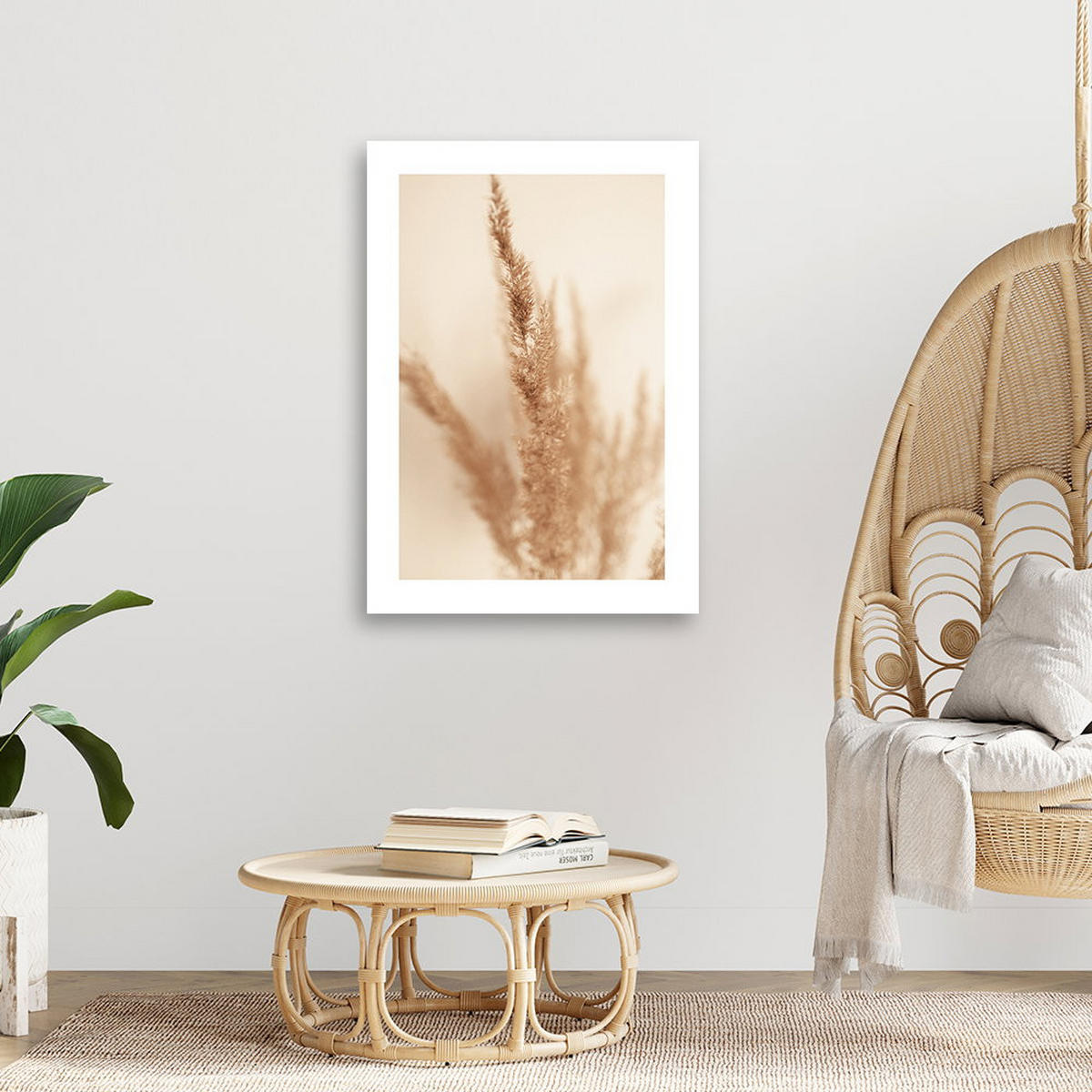 KUNSTDRUCK Beige 60/90 cm - Beige, Textil (60/90cm) - KUNSTLOFT
