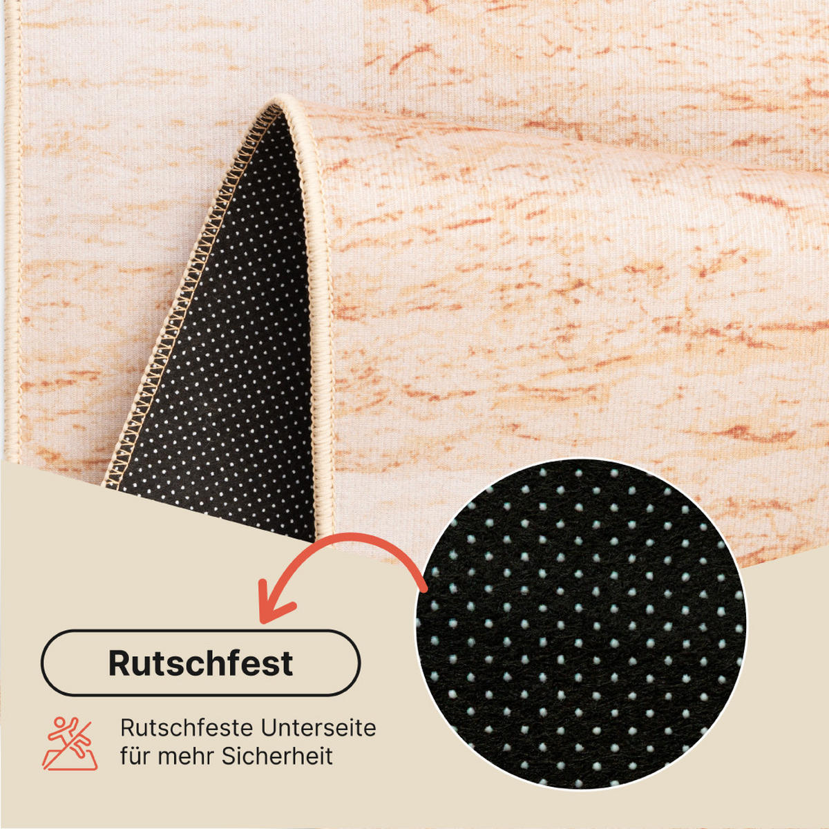 TEPPICH NORA Beige 160/230 cm - Beige, Textil (160/230cm) - Tapiso