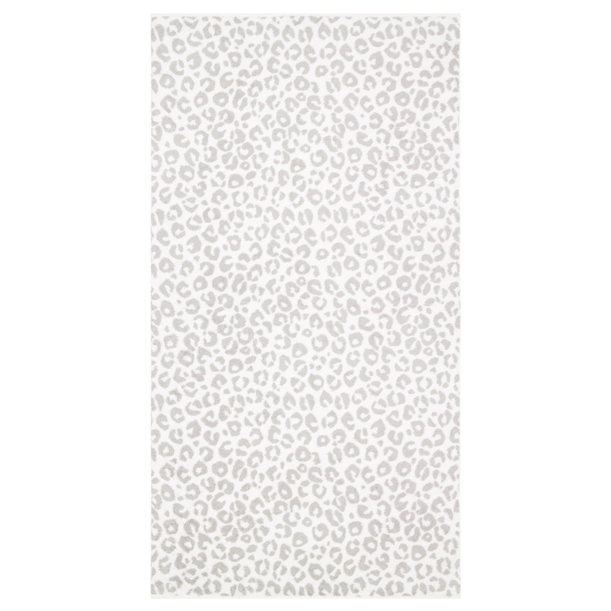 DUSCHTUCH TWO-TONE LEO 540 PLATIN - 76 - Grau, Textil (80/150cm) - Cawoe