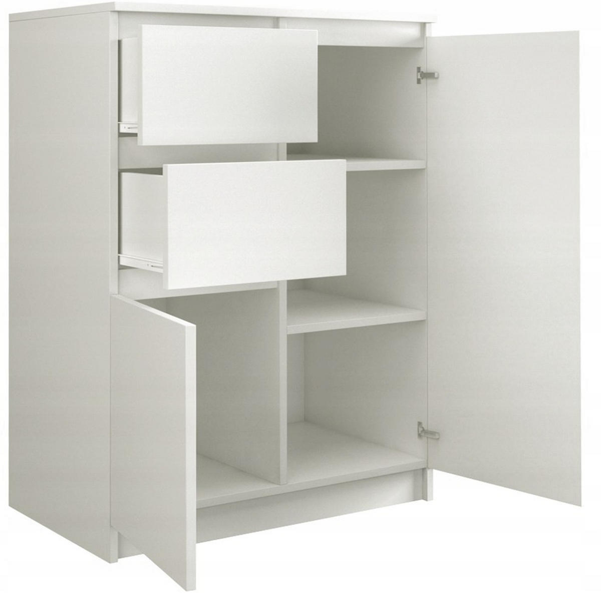 KOMODA - biela, kompozitné drevo (70/97/40cm) - RAUMHIRSCH FURNITURE