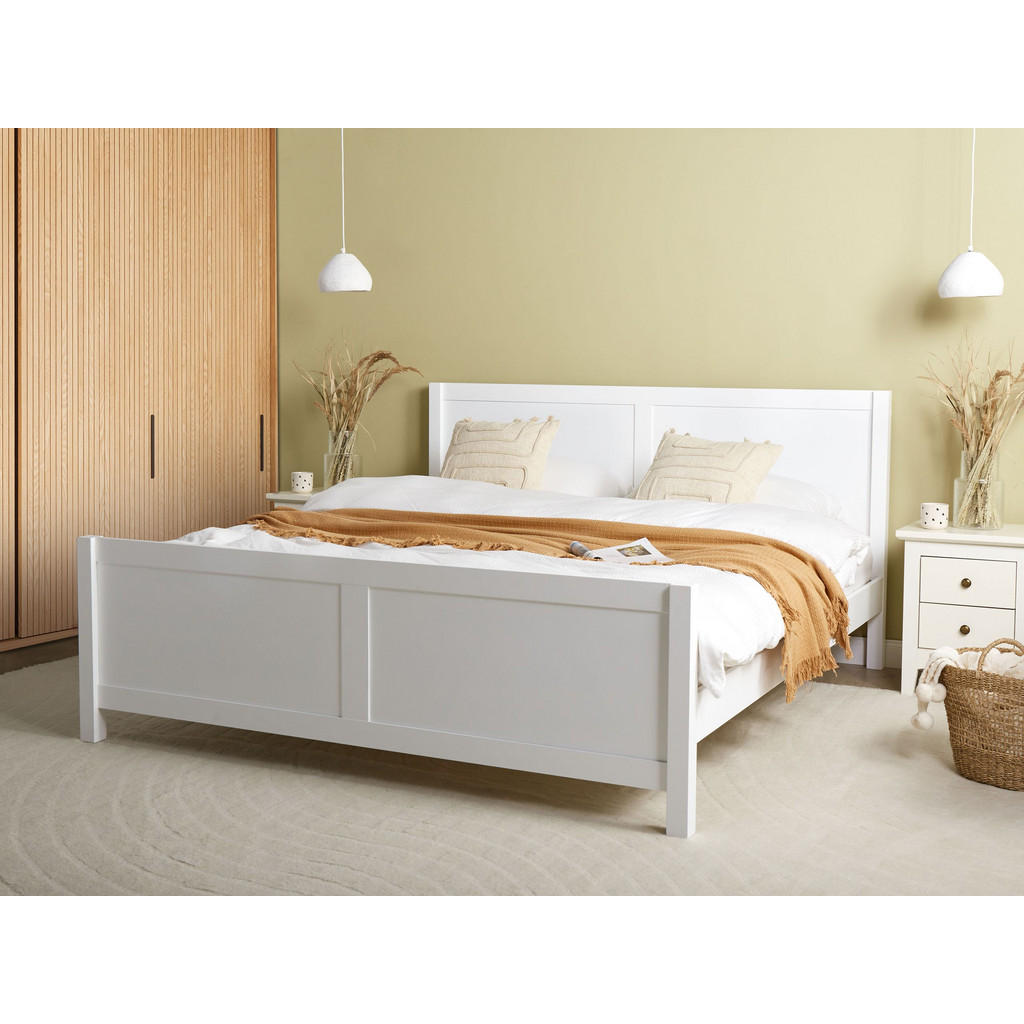 Thumbnail - Beliani Bett, Weiß, Holz, 180x200 cm, Schlafzimmer, Betten