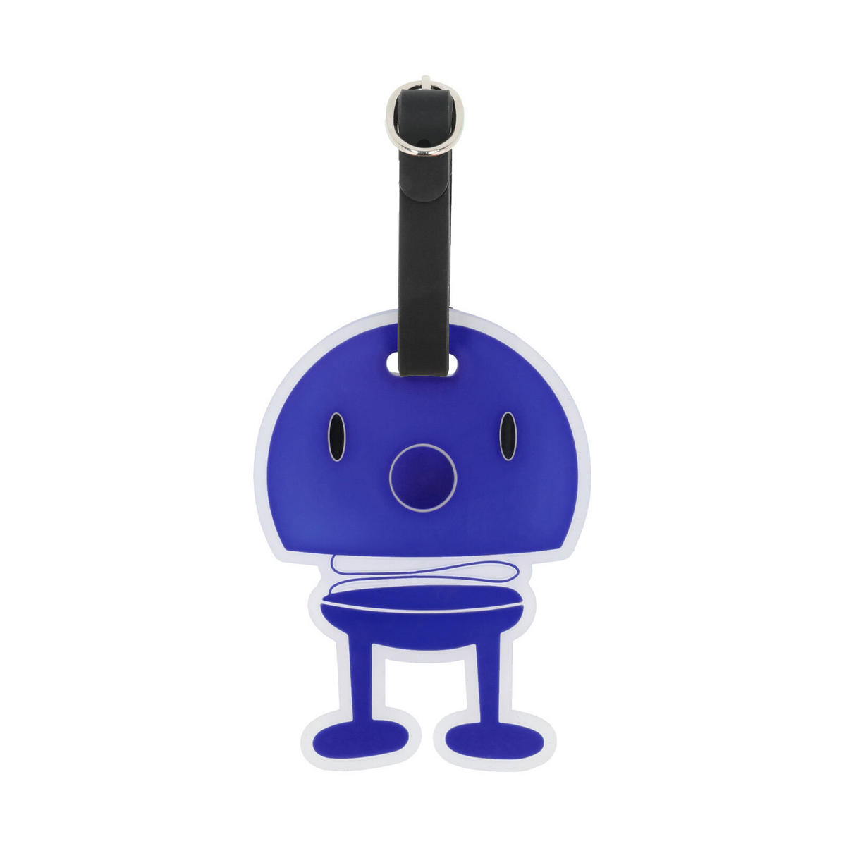 TASCHENANHÄNGER Bag tag blau 10,5 x 8 cm - Blau, Kunststoff (8/1/10.5cm) - Hoptimist