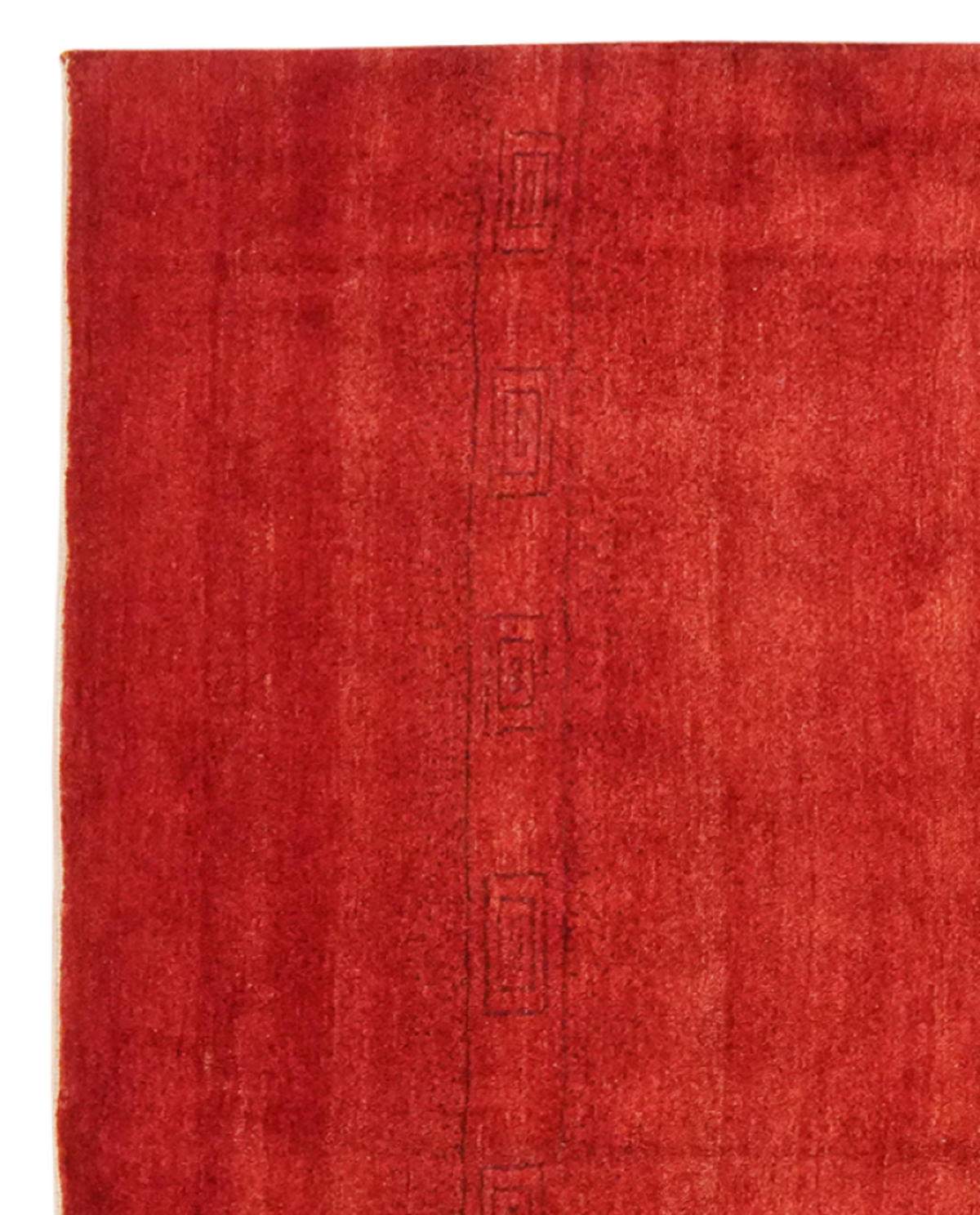 TEPPICH Rizbaf Rot 189/155 cm Schurwolle - Rot, Textil (155/189cm) - Looma