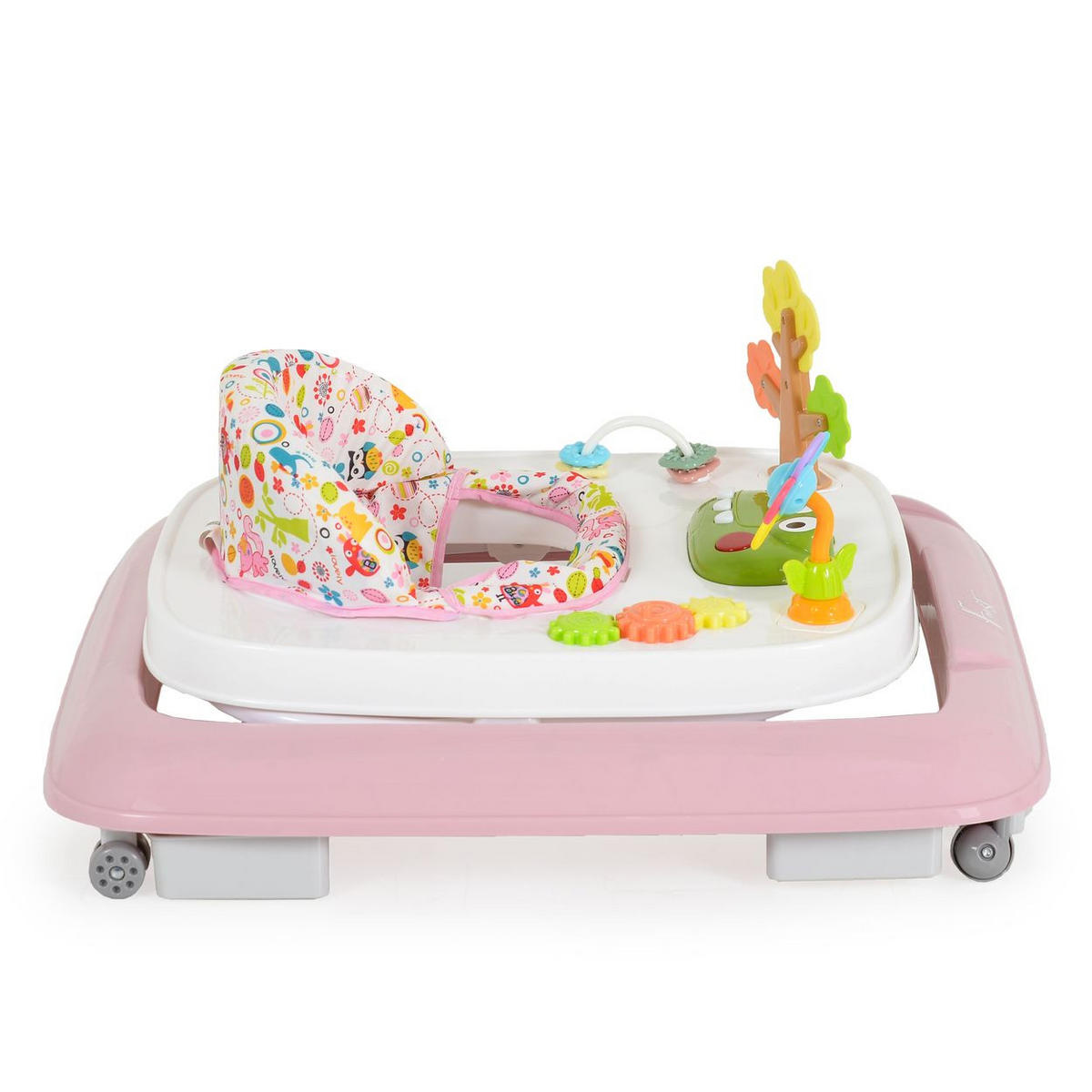 LAUFLERNHILFE Forest Lieder rosa Lichter Spielcenter Räder faltbar Stopper 12 kg - Rosa, Kunststoff (62/58/70cm) - Moni