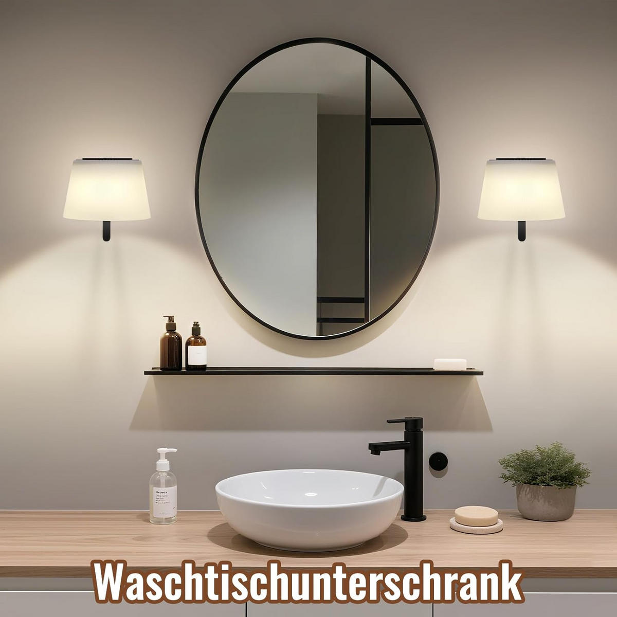 LED-WANDLEUCHTE Luminating 18/13/13 cm - Schwarz, Metall (13/13/18cm) - ZMH