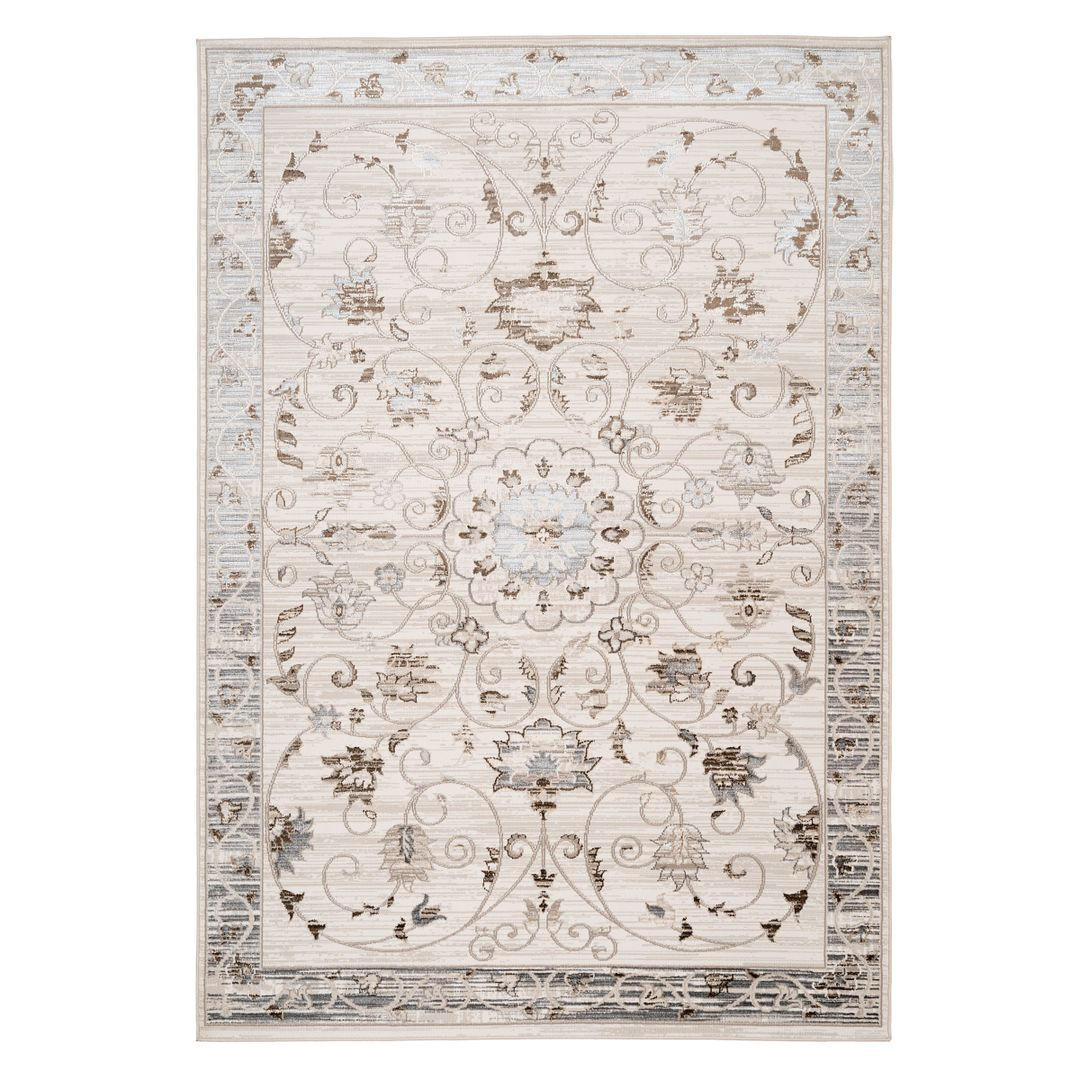 VINTAGE-TEPPICH Antares Eshana Beige - Beige, Textil (160/231cm) - Kukoon Rugs