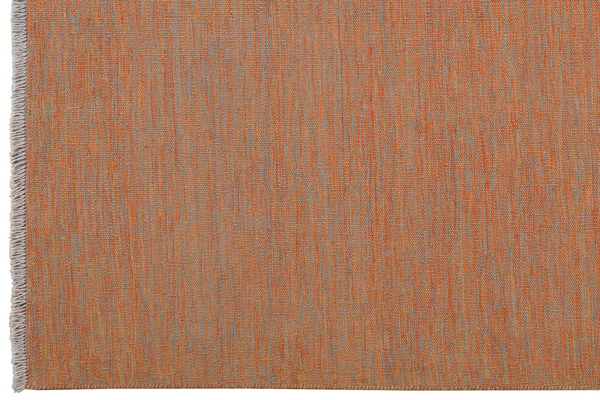 HANDWEBTEPPICH Kelim Gashgai Orange 202/146 cm Schurwolle - Orange, Textil (146/202cm) - Looma