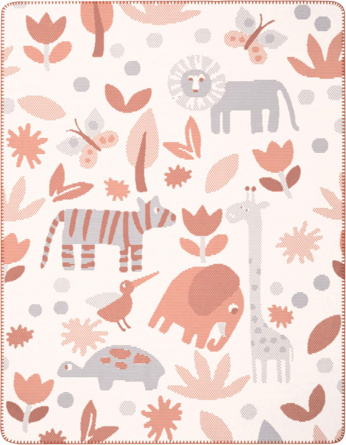 KINDERDECKE Lovely & Sweet Zoo 75 x 100cm - Multicolor, Textil (75/100cm) - Biederlack