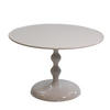COUCHTISCH rund aus Aluminium 59cm, beige - Beige, Metall (59/59/39cm) - Giga Meubel