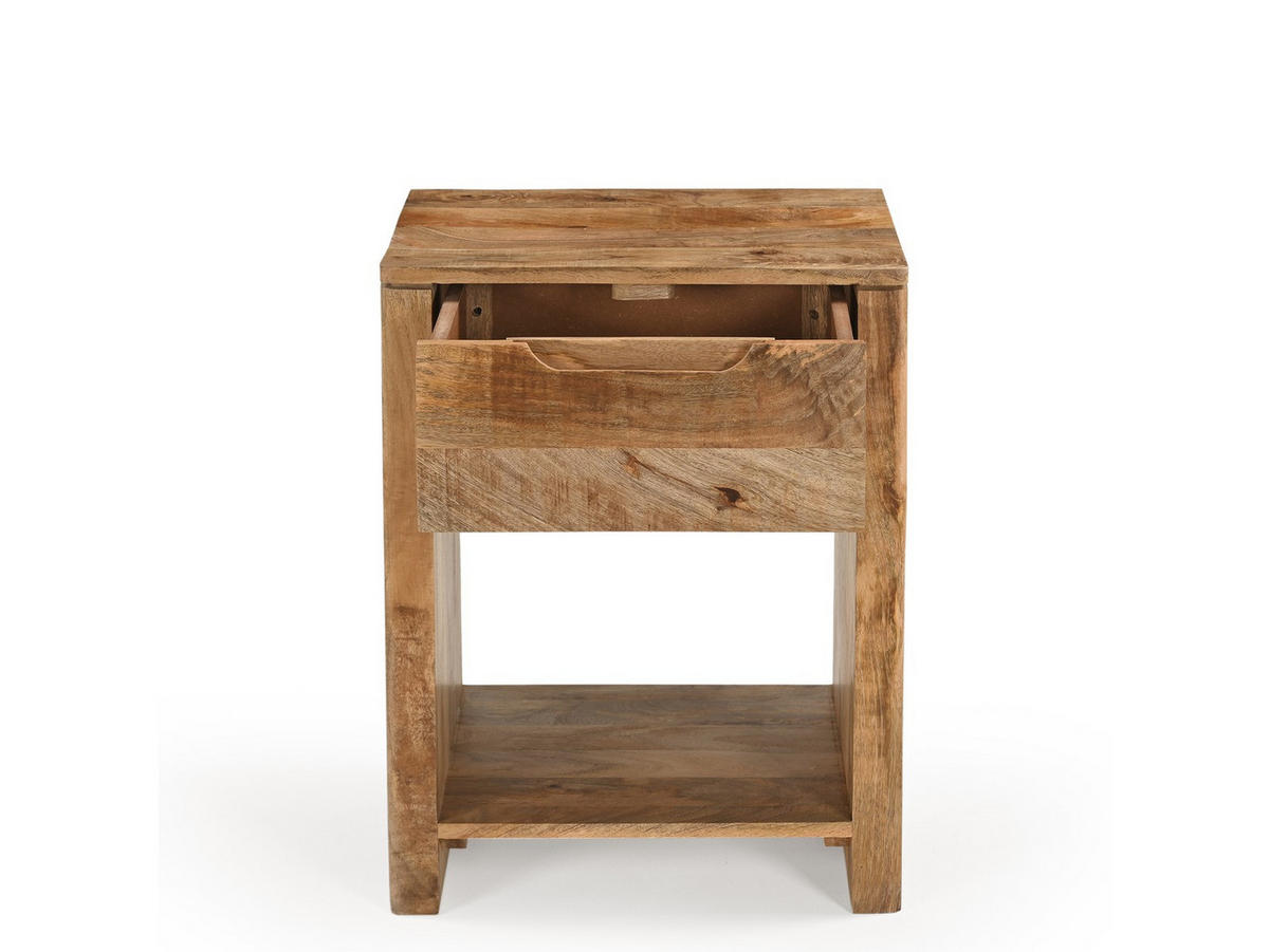 BEISTELLTISCH Sophie Mangoholz 50 cm / 35 cm Natur - Naturfarben, Holz (35/50/65cm) - Villa Möbel