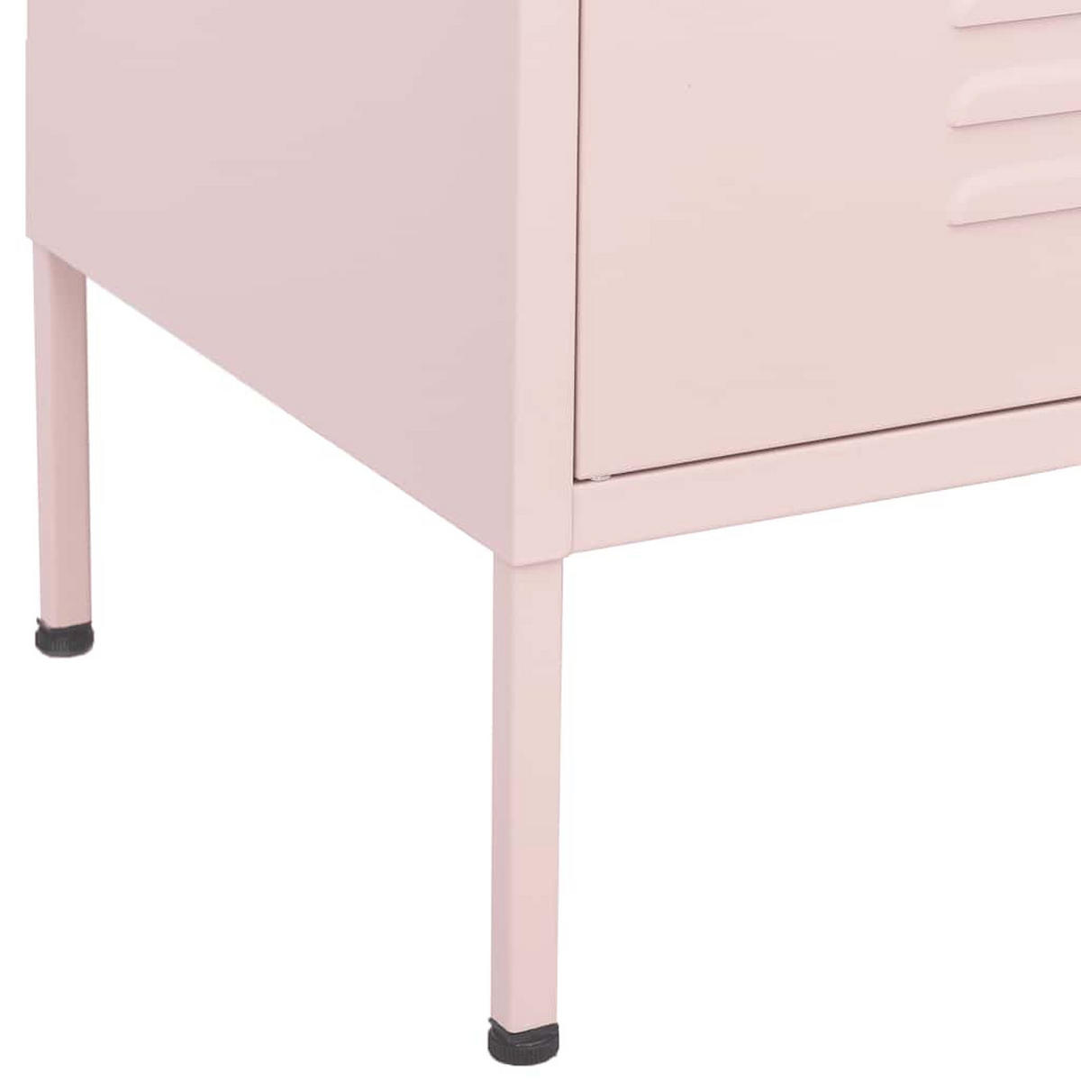 LAGERSCHRANK Rosa 80/35/101,5 Cm Stahl - Rosa, Metall (35/101.5/80cm) - vidaXL